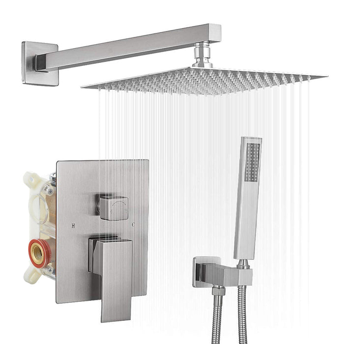 Parrot Uncle Waterfall Built-In Shower System with 2-way Diverter - ParrotUncle
