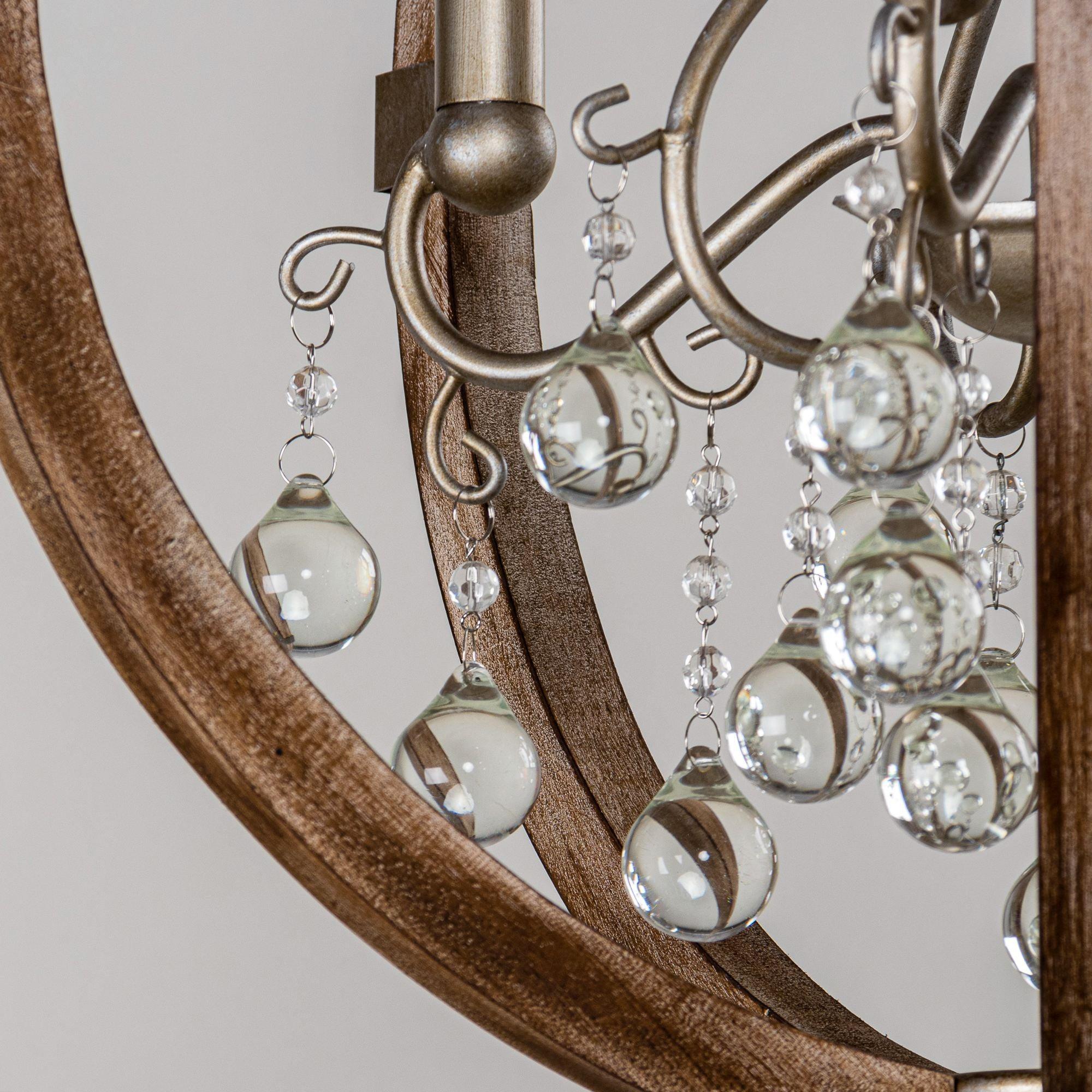 Retha Brown 4-Light Caged Chandelier - ParrotUncle
