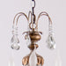 Samiyah 5-Light Rustic Gold Crystal Chandelier - ParrotUncle
